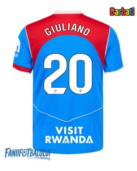 Atletico Madrid Giuliano Simeone #20 Tricou Fotbal Replică 2025-26 Barbati Treilea